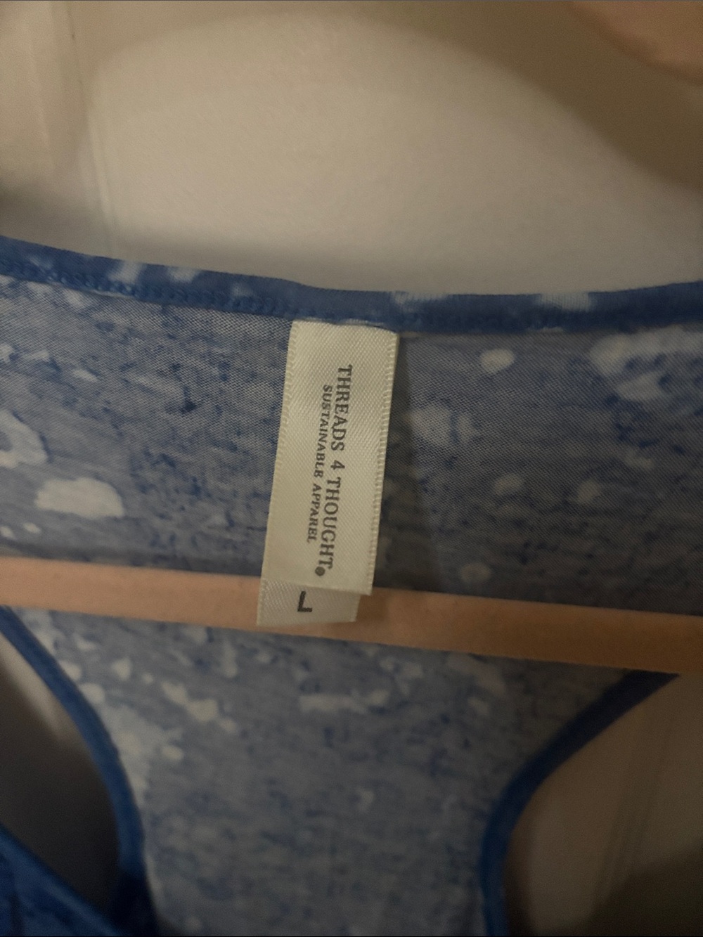 Threads 4 Thought Blue Floral Racerback Maxi - Picture 2 of 6
